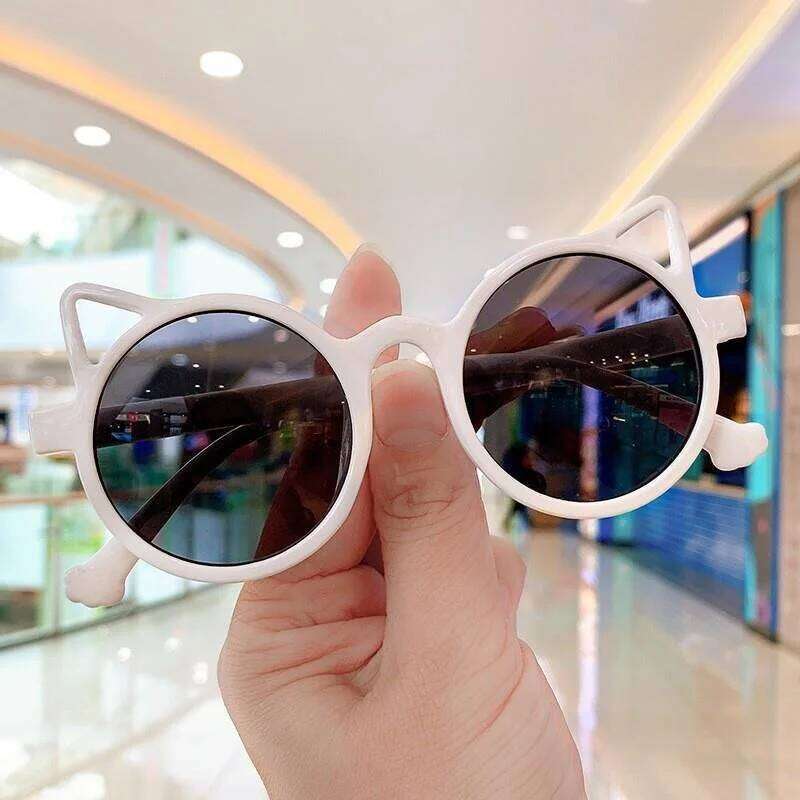 Kids Sunglass Retro Cat Ear Beach Summer Eyewear H260130