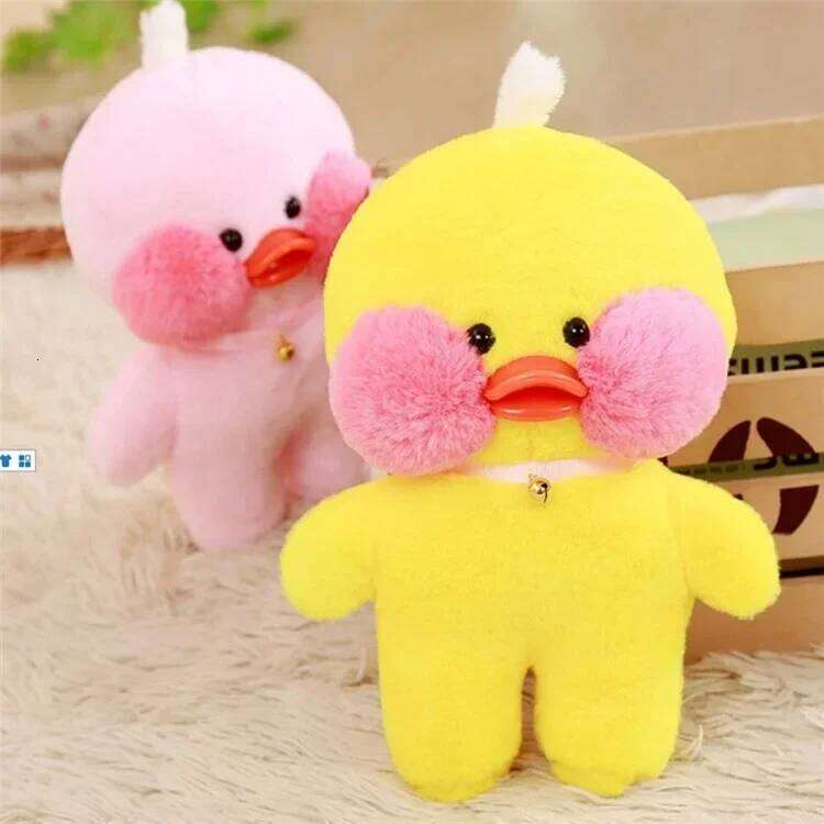 Small Net Red Little Yellow Plush Toy Duck Children Female Cloth Doll Gift Y260128
