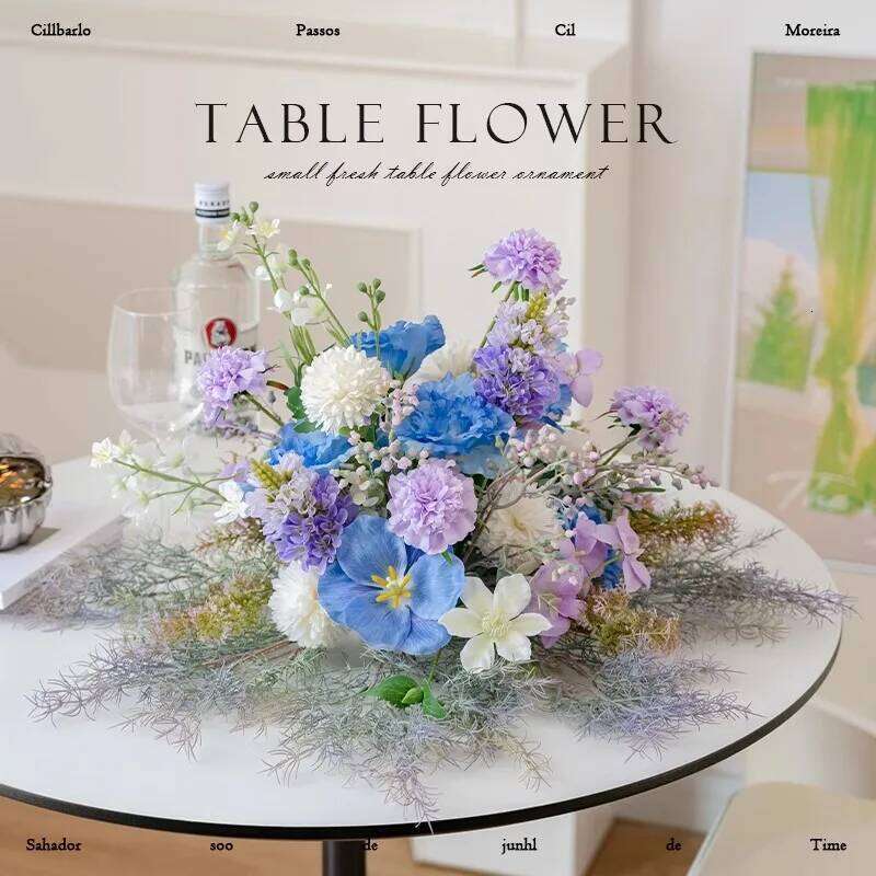 Multicolour Series Wedding Table Centerpieces Flower Decor Candleholder Banquet Event Supplies decor Props Window Display Gifts Y260130