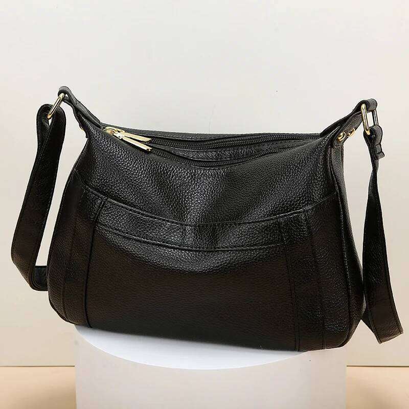 Genuine Leather High Quality Women Tote Bag Luxury Soft Cowhide Ladies Shoulder Crossbody Bags Fashion Handbag Female Sac