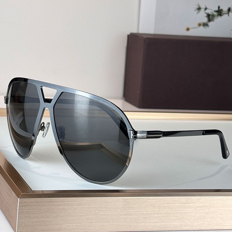 Retro Men Womens titanium pilot Sunglasses TF1060 Luxury Mens Oversized face mask Sunglasses Fashion brand Womens Glasses outdoor UV protection
