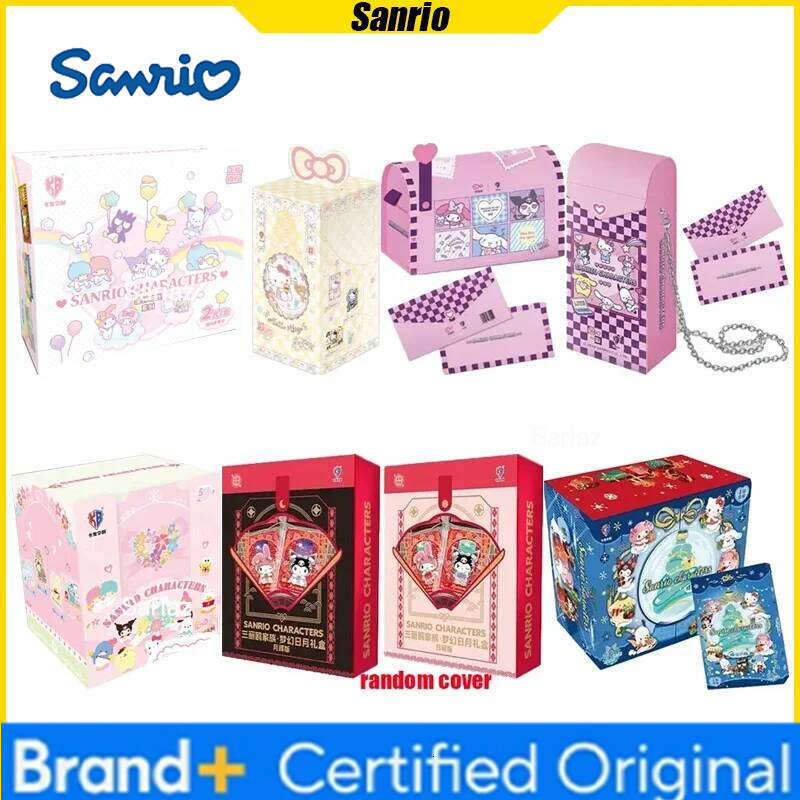 Sanrio KABAO 7-2 Kitty Polaroid Time Walking Anime Collection Cards Mistery Box Board Games Toys Birthday Gifts for Kids H260130