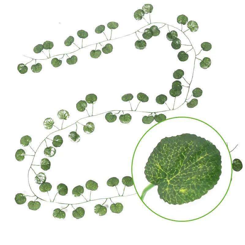 230cm 72 Leaves Artificial Hanging Plants Liana Silk Fake Ivy Leave for Wall Green Garland Decoration Home Decor Party Vine W260130
