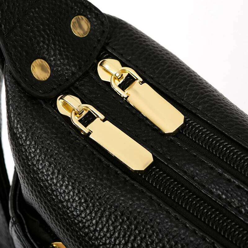 Genuine Leather High Quality Women Tote Bag Luxury Soft Cowhide Ladies Shoulder Crossbody Bags Fashion Handbag Female Sac