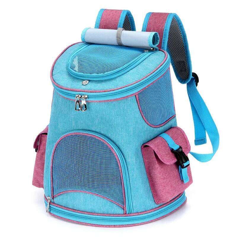 Pet Bags Breathable and Cool Cat Travel Backpack with Two Side Pockets Dog Carrier Large Suitable for Hiking Traveling Camping 26H0130