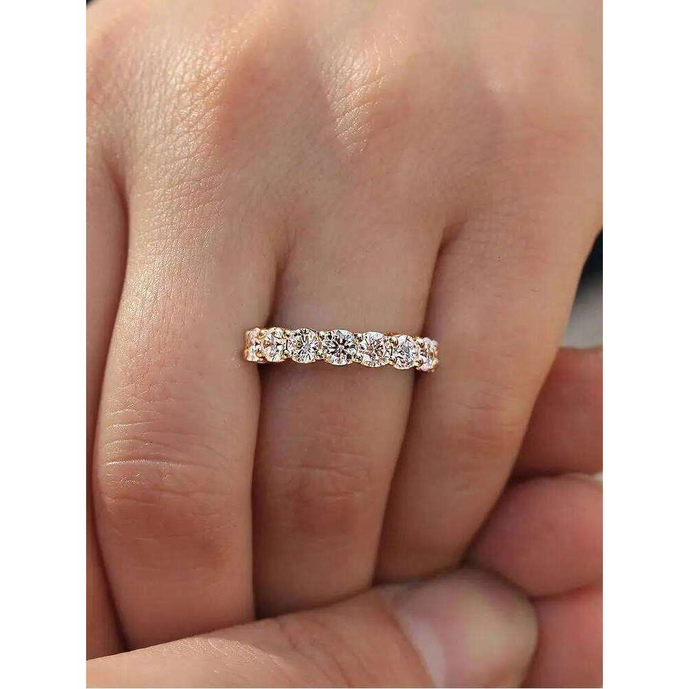 925 Sterling Silver Round Zircon Shiny Gorgeous Rings For Women Engagement Wedding High Quality Fine Jewelry XJ260130