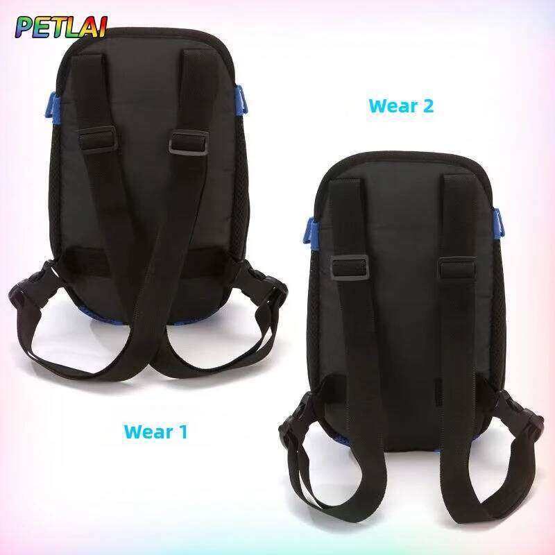 Pet Outdoor Backpack Dog carriers on the Portable breathable folding backpack with mesh dog walking chest bag 26H0130