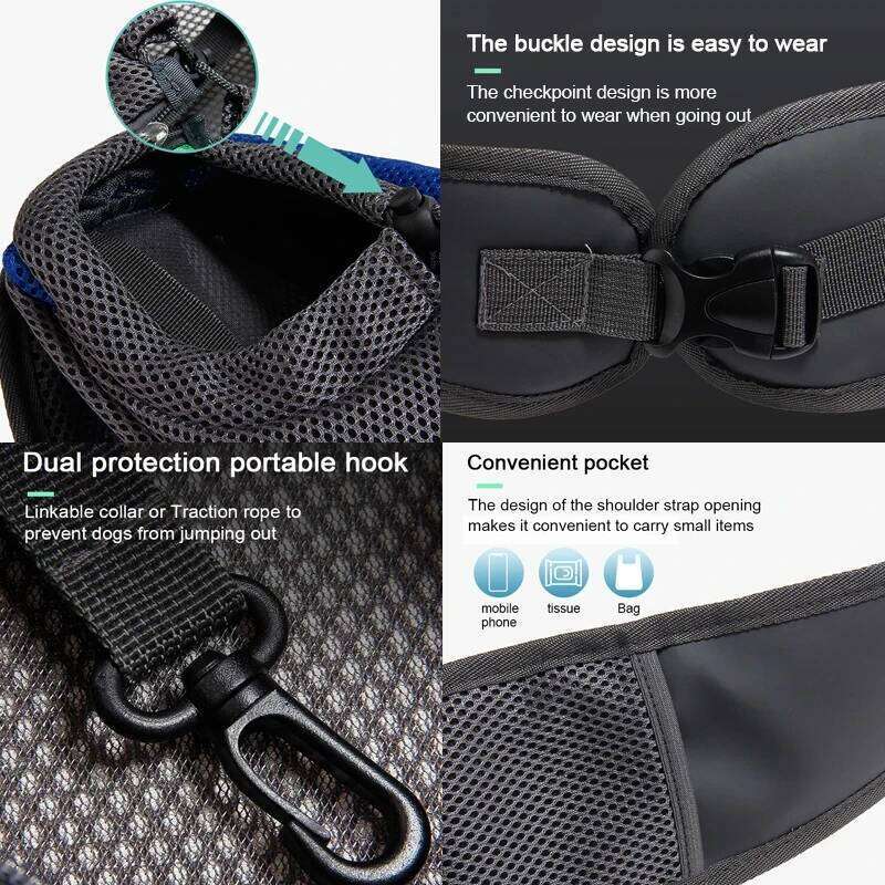 Pet Puppy Carrier Outdoor Travel Dog Shoulder Bag Mesh Oxford Sling Handbag Tote Pouch Yorkie Chihuahua Holder 26H0130