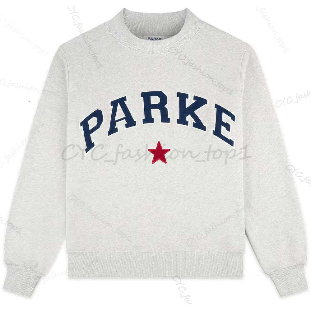 Mockneck Parke Designer Sweatshirt Women Mock Neck Hoodie Sweatshirts Loose Fit Pullover Luxury Spring Autumn Outwear Fashion Casual Breathable Sporty Tops 172