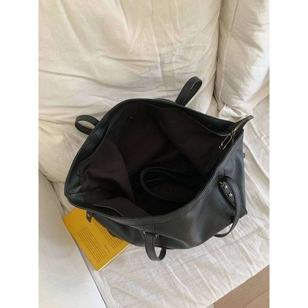 Rivet Women handbag Soft PU leather big Totes Casual female Shoulder Crossbody bag Large capacity Composite Bag ladies hand bags Z260130