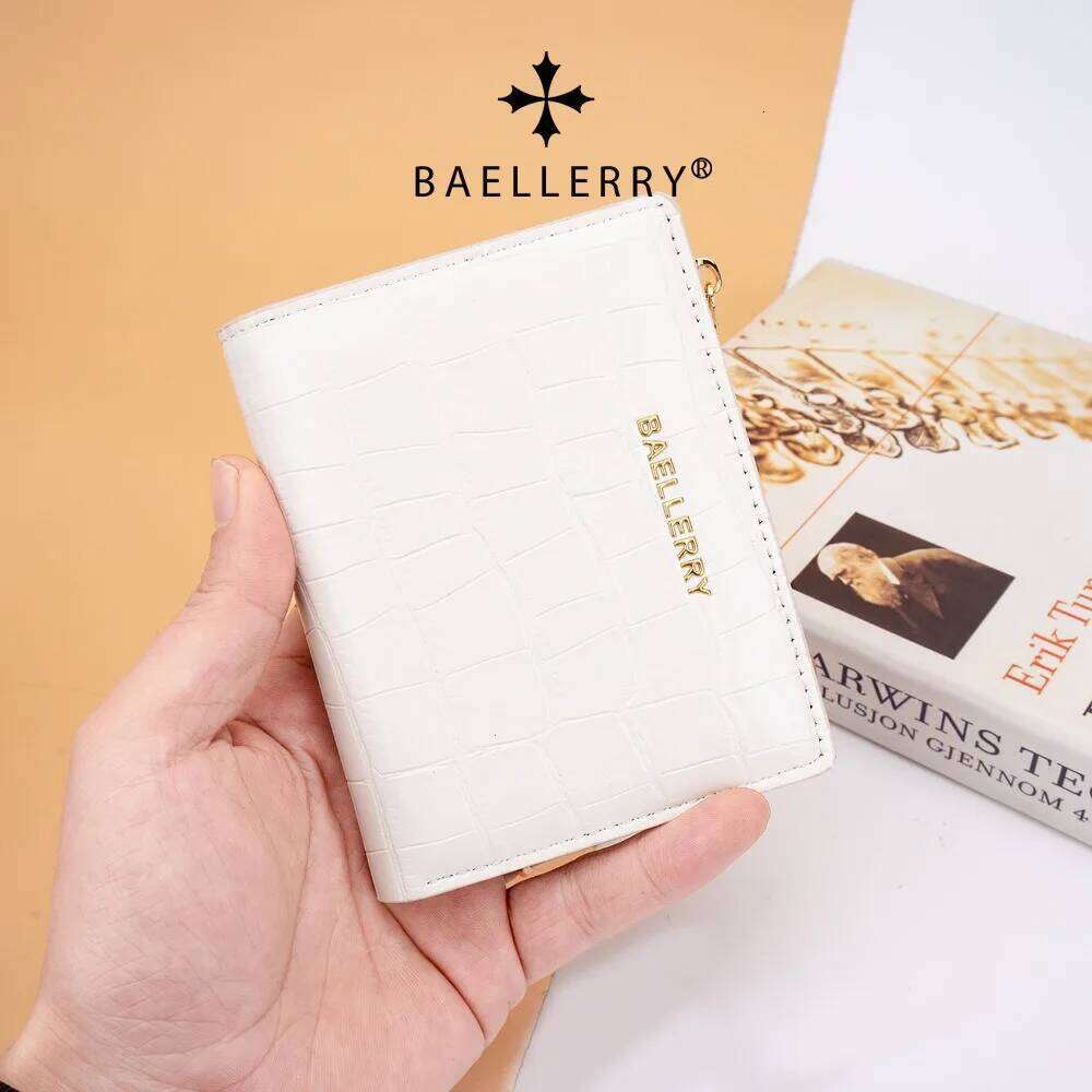 Baellerry Short Zipper Wallet for Women - PU Leather RFID Safe, 4+ Card Slots, Mini Purse Lightweight & Travel Z260130