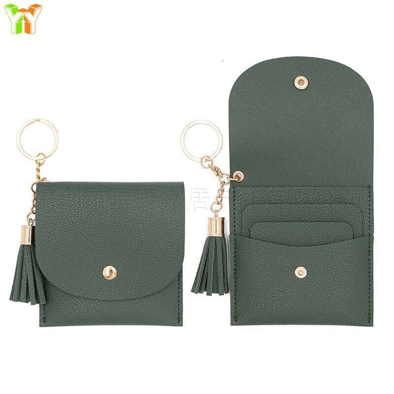 Women's Coin Purse Mini Card Holder Multiple Slots Simple Elegant Hardcoin Pouch For Change Management Z260130