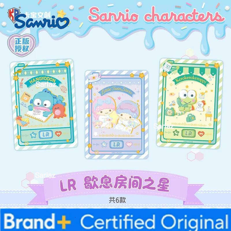 Sanrio Genuine New Family Shine Star Series Cards Kuromi HelloKitty Pink Cute SP Anime Collection Card Toy Gift H260130