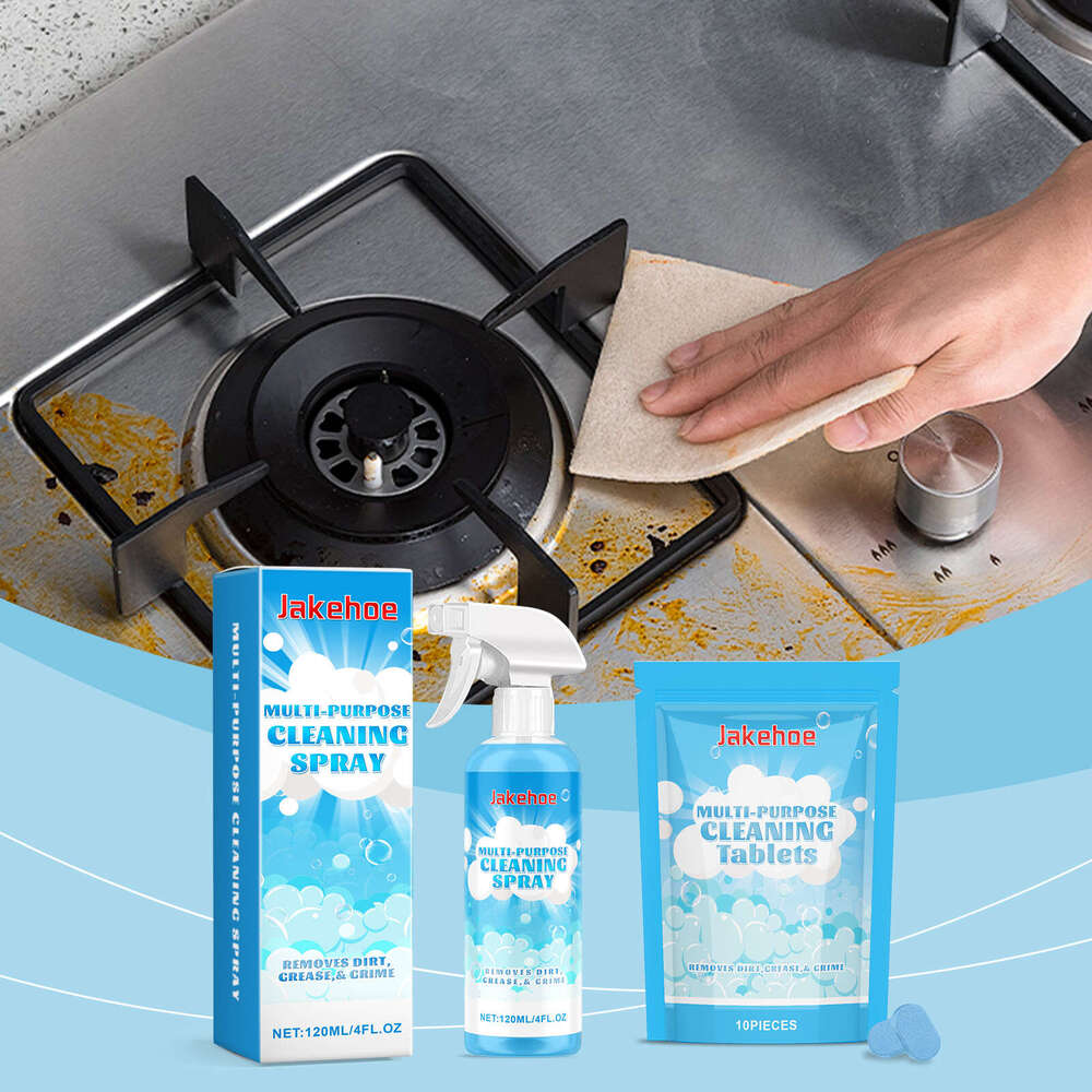 Jakehoe Water Wall Oil Stains Bathroom Household Multi-Purpose Cleaning Tablets S260130