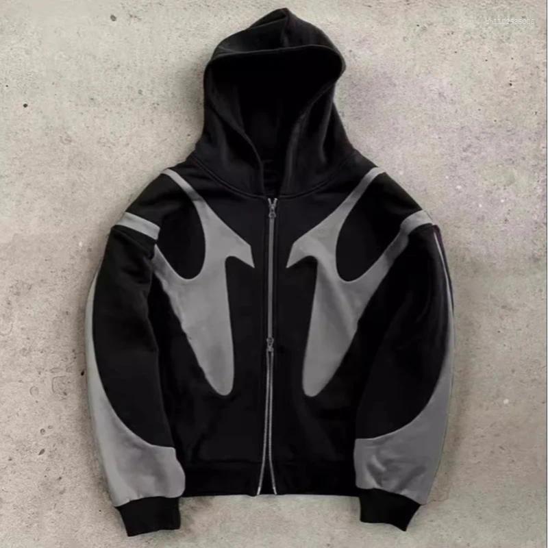 Women's Hoodies Pattern Hoodie Harajuku Casual Zipper Fashion Street Clothing Zip Up Trendy For Hip Hop Streetwear