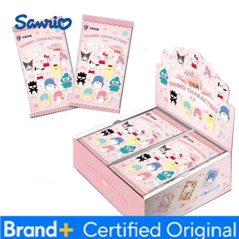 Sanrio Hot Sell New In Anime Character Collection Hobby Card Book Cute Cinnamoroll Melody Kuromi Hello Kitty Children's Gift H260130