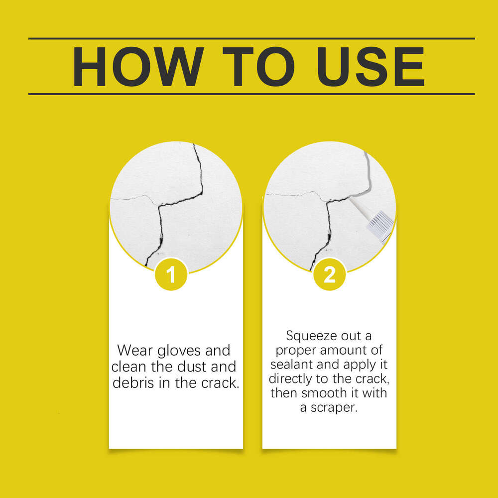 Jakehoe Sealant Wall Crack Caulking Tile Fall Off Repair Waterproof Glue S260130