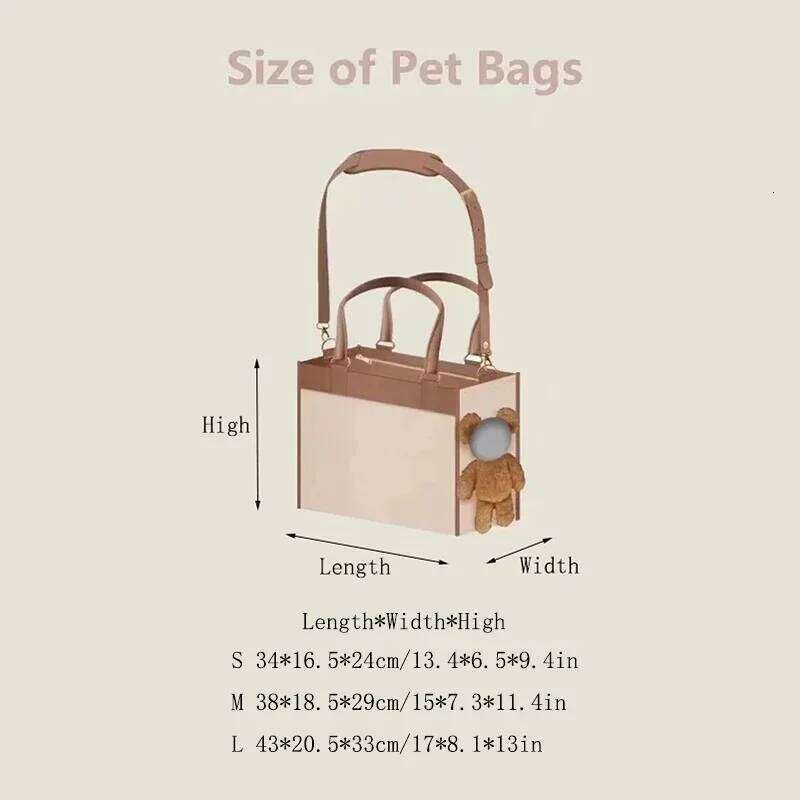 Autumn winter portable cat and dog outcropping travel backpack adjustable handbag pet supplies 26H0130
