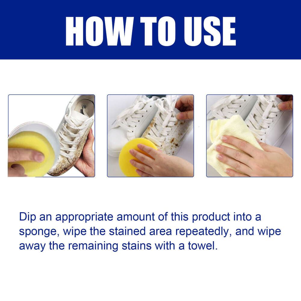 Jakehoe White Shoe Edge Yellowing No-Wash Stain Removal Whitening Cleaning Kit S260130