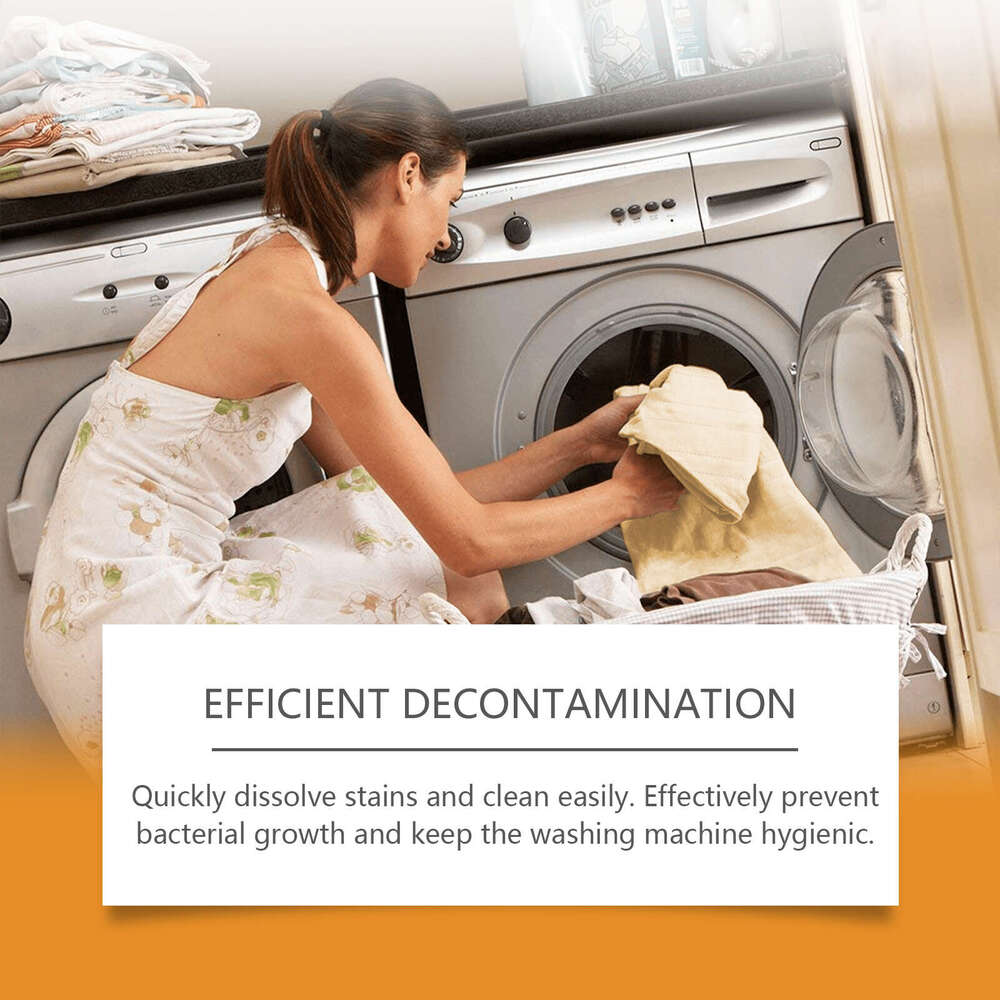 Jakehoe Drum Automatic Washing Machine Cleaner Stain Remover Liquid for Top and Front Load Washers S260130