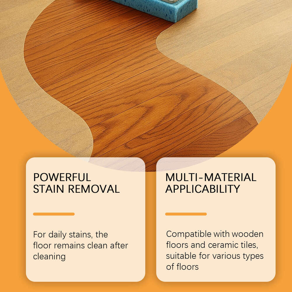 Jue Fish Cleaner Gentle Stain Removal Polishing Floor Fresh Fragrance Suitable for Wooden Floors and Tiles S260130