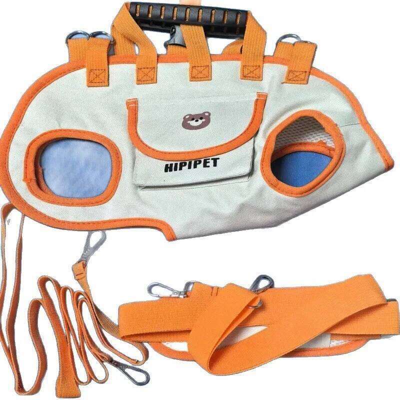 Portable Bag Single Shoulder Harness with Breathable Hand-held Pet Multi-functional Backpack for Small Medium-sized Dogs 26H0130