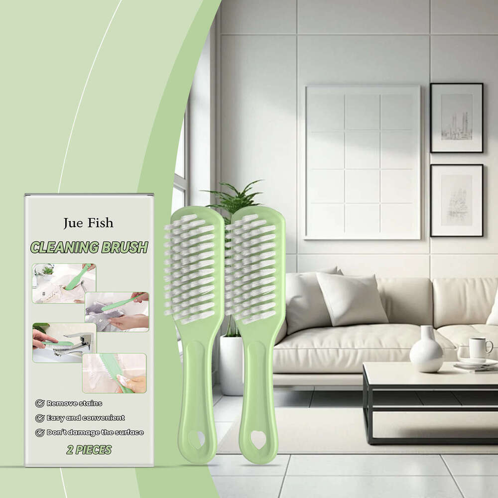 Jue-Fish Multi-Purpose Household Cleaning Shoes Sink Wall Stain Removal Grease Soft Brush S260130