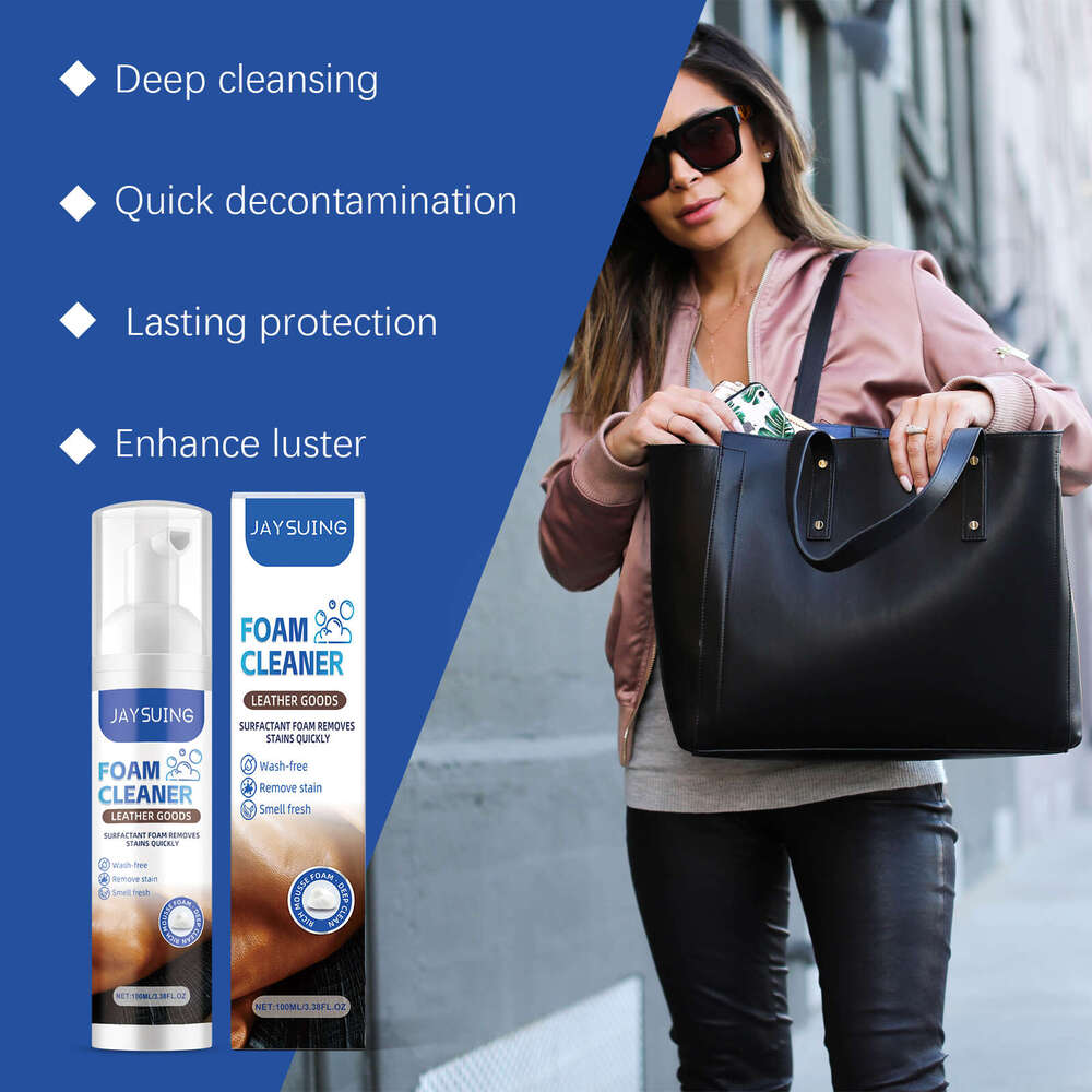 Jaysuing Goods Foam Multi-functional Cleaner Sofa Boots Leather Shoes Maintenance Agent S260130