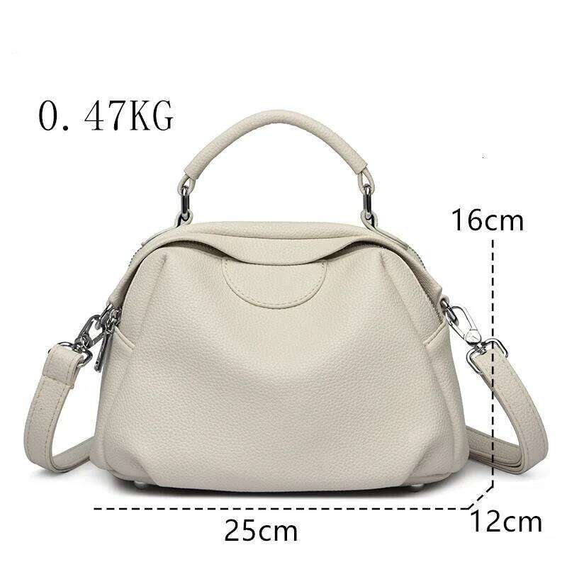 High Quality Soft Leather Tote Fashion Women Shoulder Messenger Large Capacity Wear-Resistant Bag Luxury Handbag Sac