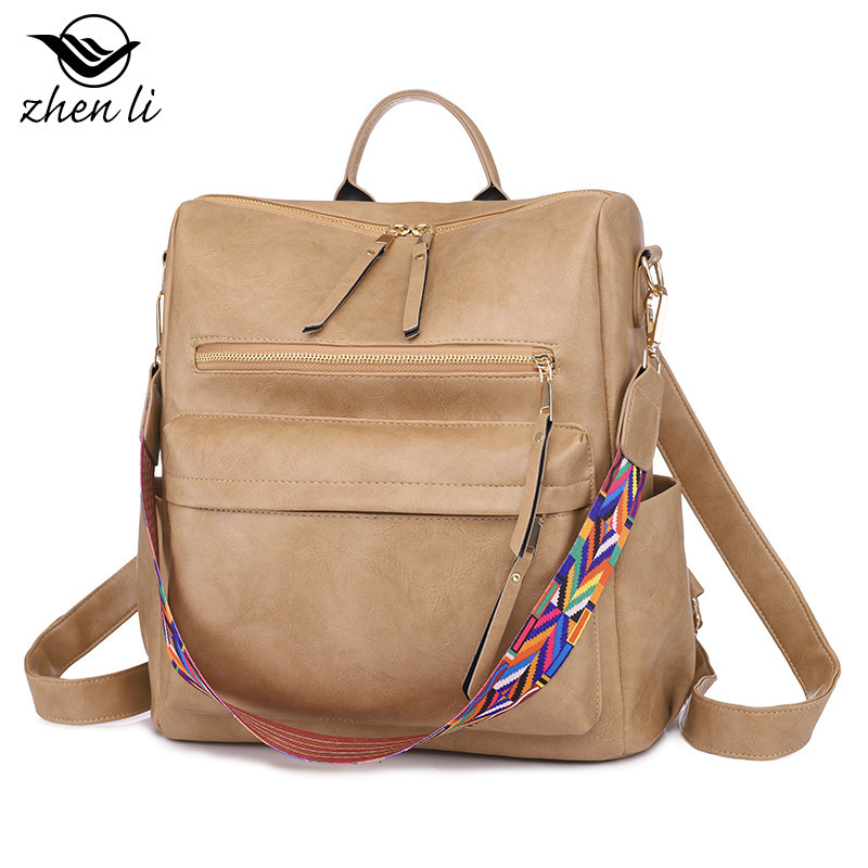 Zhenli bag womens large capacity backpack niche design womens backpack bags 220514