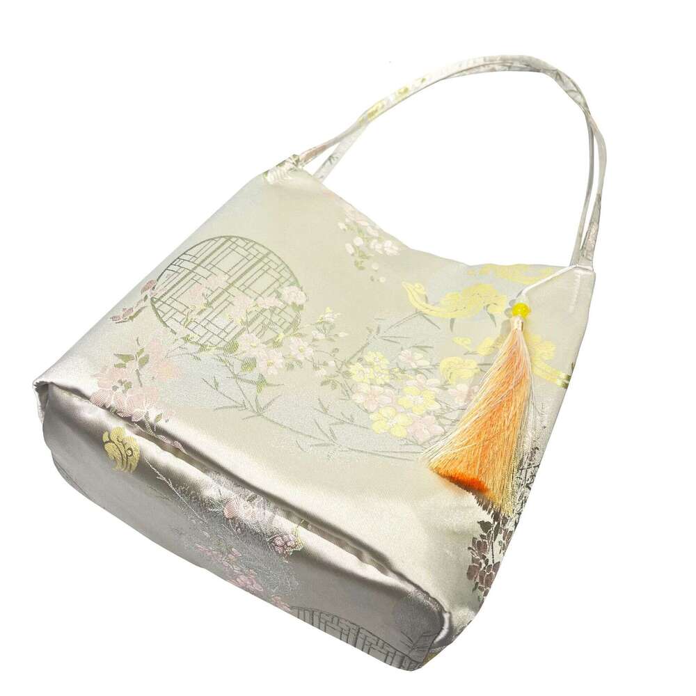New Chinese Brocade Tote Han Element Shoulder National Style Casual Versatile Large Capacity Bag MASA