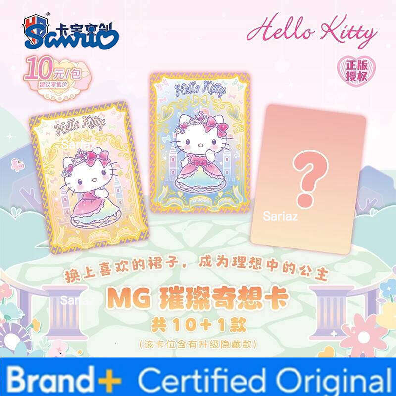 Sanrio Genuine Dream Tour Polaroid Cards Family HelloKitty Life Diary Anime Collection Card Toys Gifts H260130