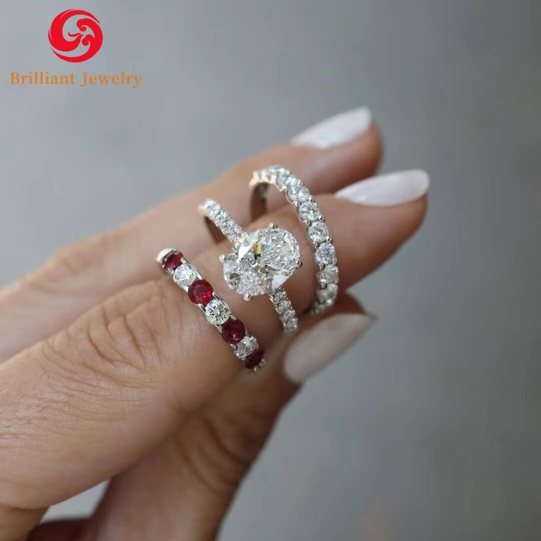 IGI Certified 18K Gold 3mm Iced Out Eternity Engagement Ring 01ct Lab Grown Diamond for Men VVS VS Diamond Quality