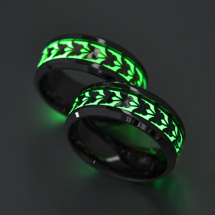 New Style Luminous Fluorescent Cute Butterfly Ring Concert Manufacturer