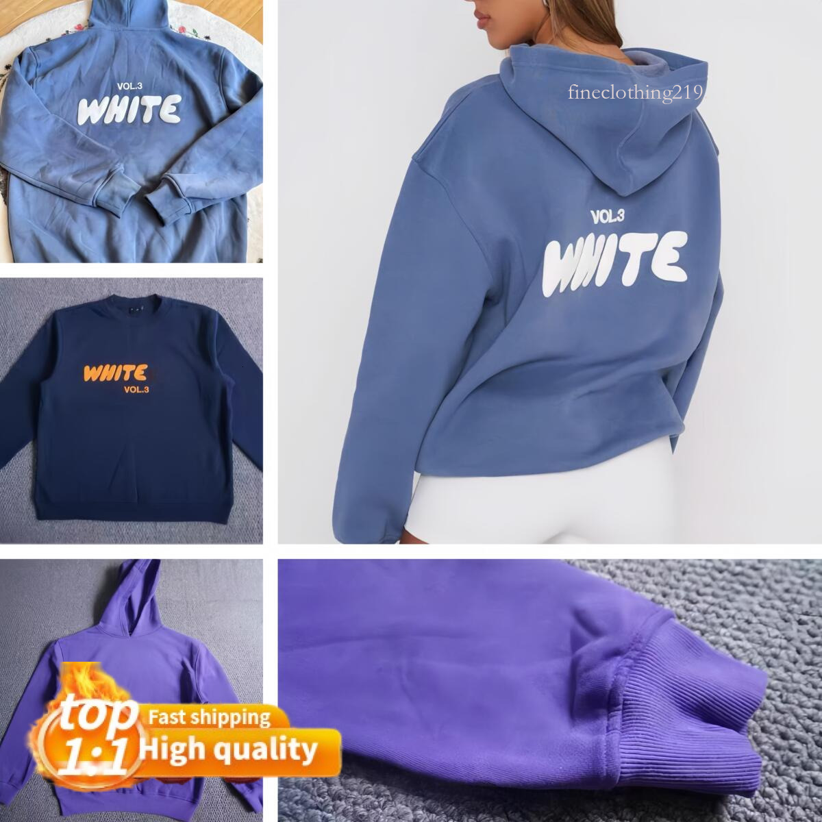 hoodie sweatpants hoodie sweatshirt pants mens Designer 3D Letter Printed Design Long Sleeve Round Loose Sweater white gray cotton streetwear foxhoodie a0 df5 e5b