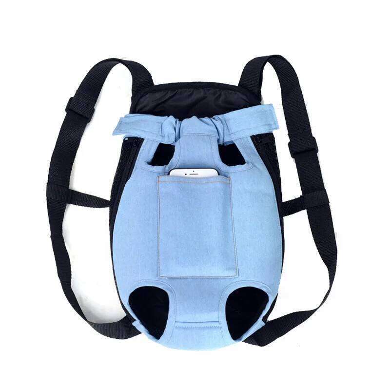 Denim Pet Backpack Outdoor Travel Dog Cat Carrier Bag for Small Dogs Puppy Kedi Carring Bags Pets Products Trasportino Cane 26H0129