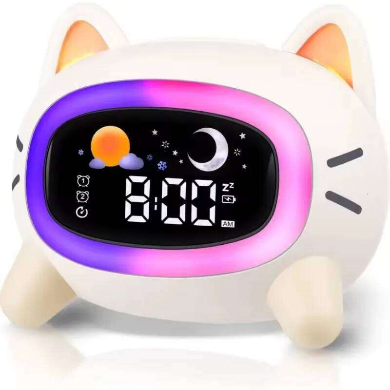 Alarm Clock Kids Ok to Wake Children with Sleep Training and Sound Machine Birthday Gift for Boy Girls W260130