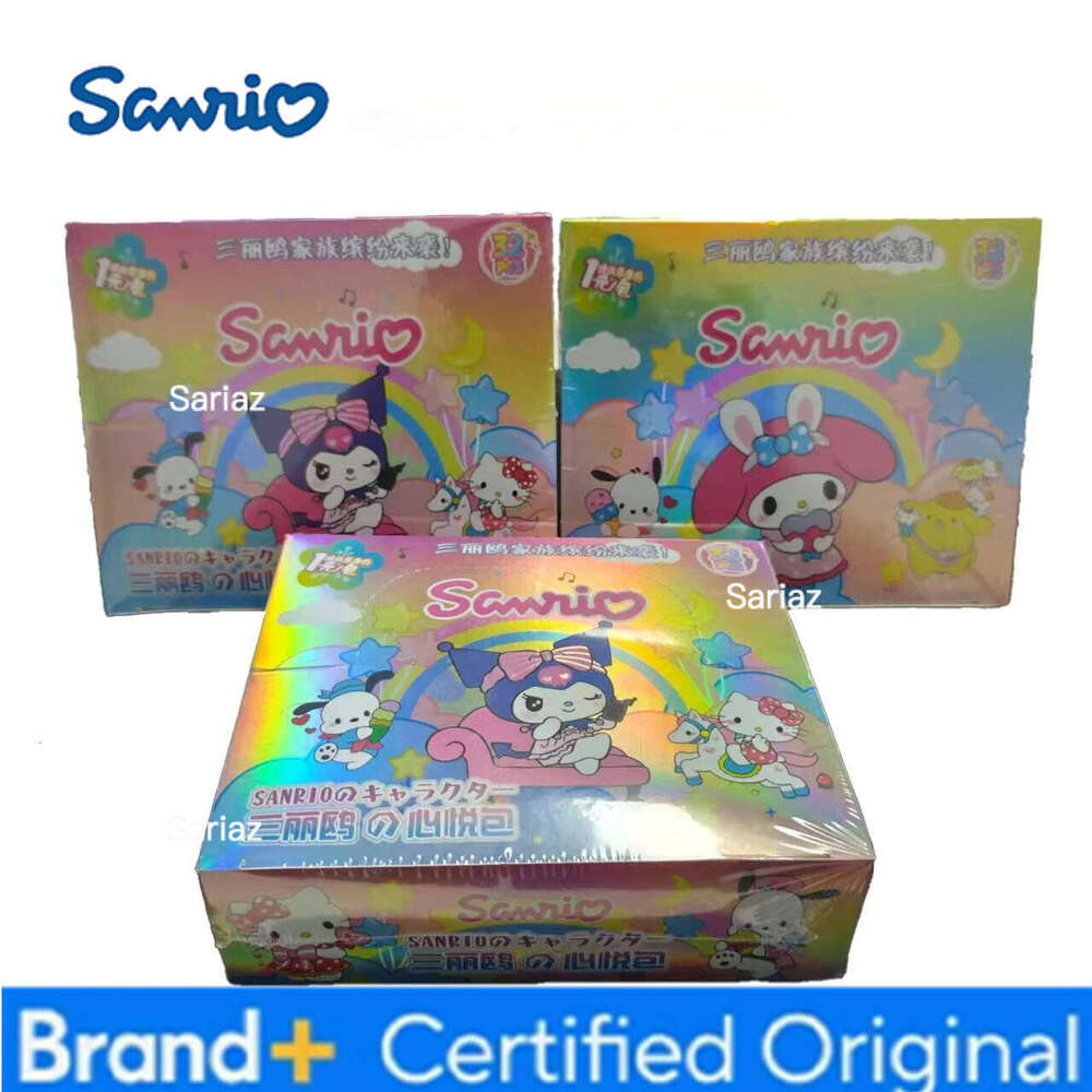 Sanrio K HOT NEW Character Collection Card Box of 160 Cards for Animation Enthusiasts, Creative Children's Gifts, Festival Gifts H2601301