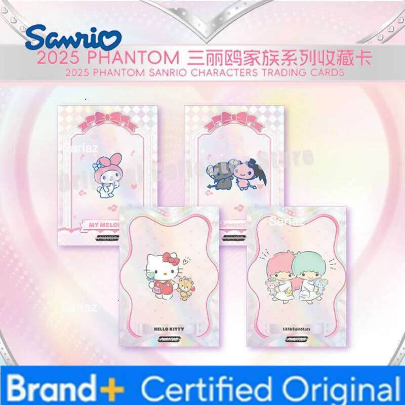 Sanrio Original Bandai Kakawow Trading Cards 2025 PHANTOM u Family Series Collection Official Authentic Favorite Card Pack H260130