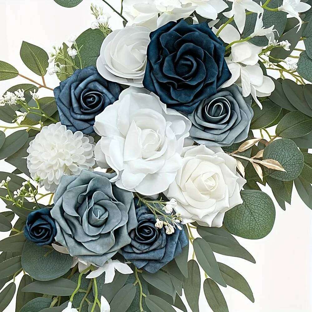 2pcs Welcome Flowers,Small Arch Artificial Flowers, Decoration Reception and Wedding Background Flowers W260130