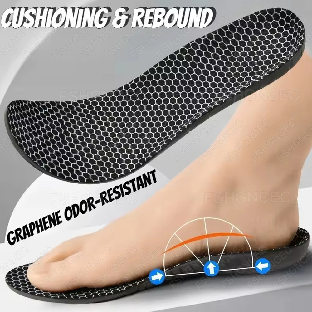 Eva Ortic Insole Arch Support Flatfoot Orthopedic Insoles For Feet Ease Pressure Shock Absorption Breathable Running Insoles 260124