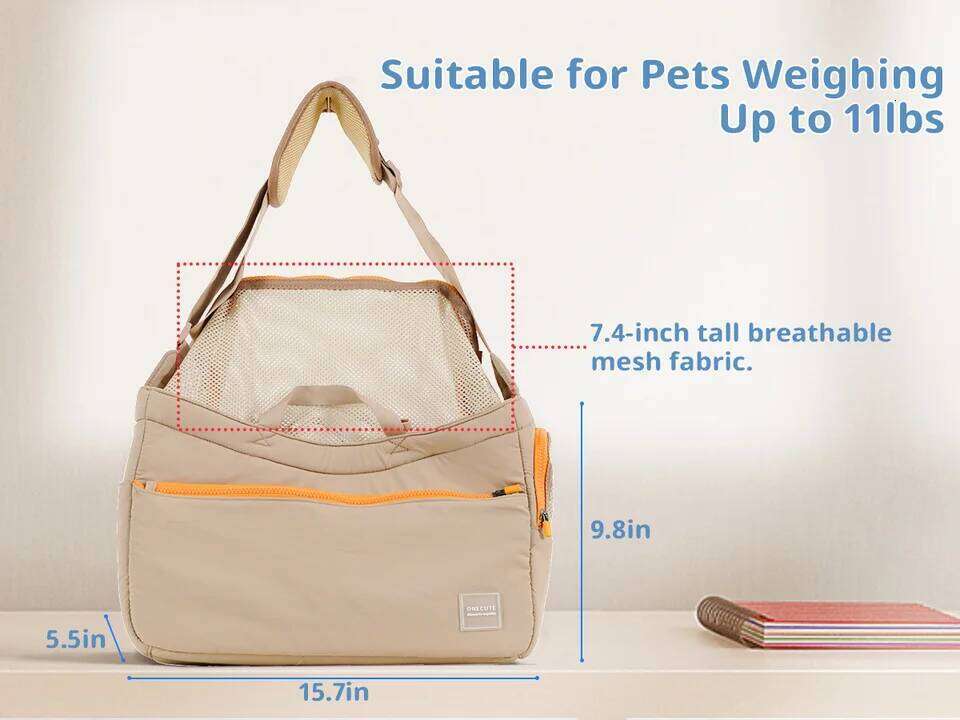 Foldable Pet Carrier Backpack for Small Medium Dogs, Airline Approved Soft Sided Dog Travel Bag with Breathable Mesh 26H0130