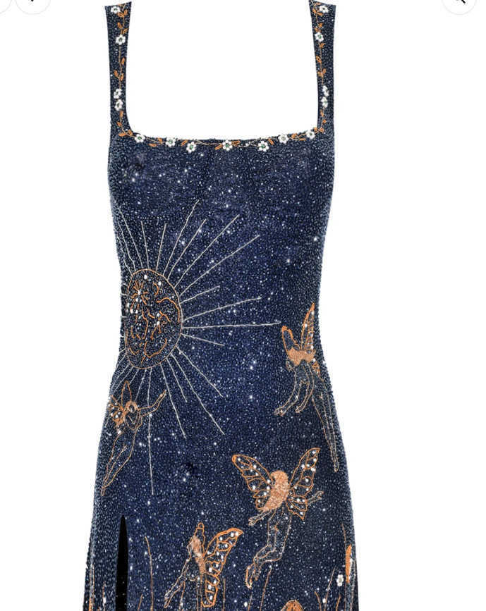 New long cross-border strap type 3D embroidered urban casual sun dress with strapsX240912