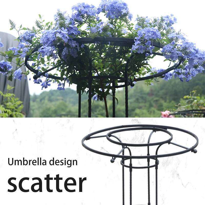 Garden Umbrella Tower Plant For Plants Support DIY Climbing Trellis Flower Pots Supports W260130