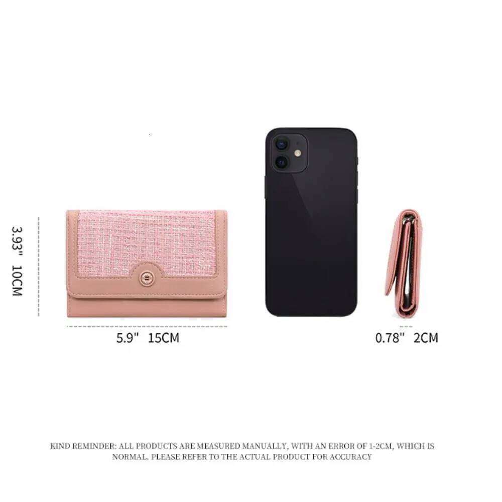 New PU Leather Short Wallet Solid Color Hasp Design Coin Purse Credit Card Holder Women Girls Z260130