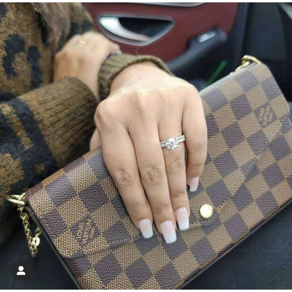 Hot Selling Silver Plated Rings set For Women Geometric Punk Cubic Zirconia Jewelry Wedding Engagement Ring Wholesale Size 5-11 XJ260130