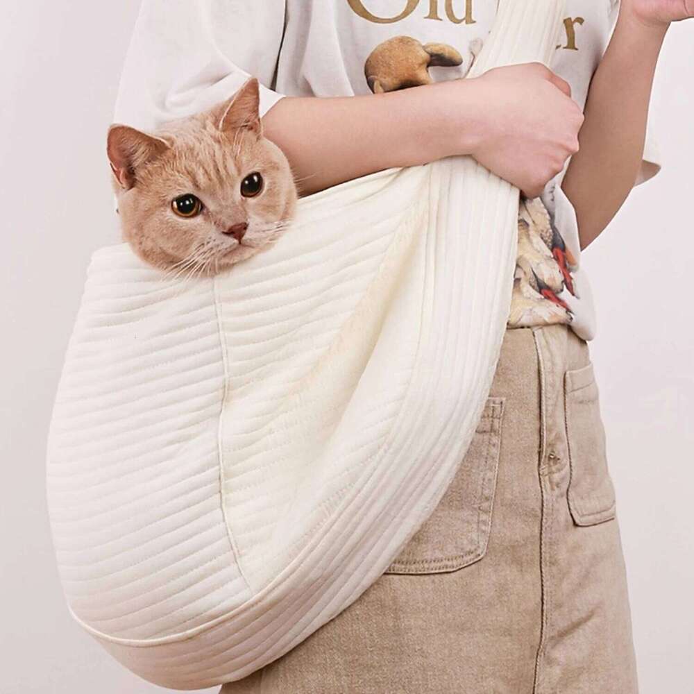 Comfortable Convenient Portable Dog Sling Carrier Small Cats Dogs - Perfect for Outdoor Travel and Pet Supplies 26H0130