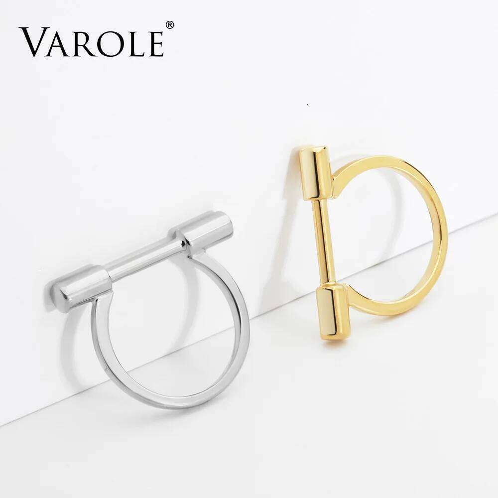 Contracted cylindrical Ring Gold Color Rings For Women Accessories Finger Fashion Jewelry Gifts Anillos XJ260130