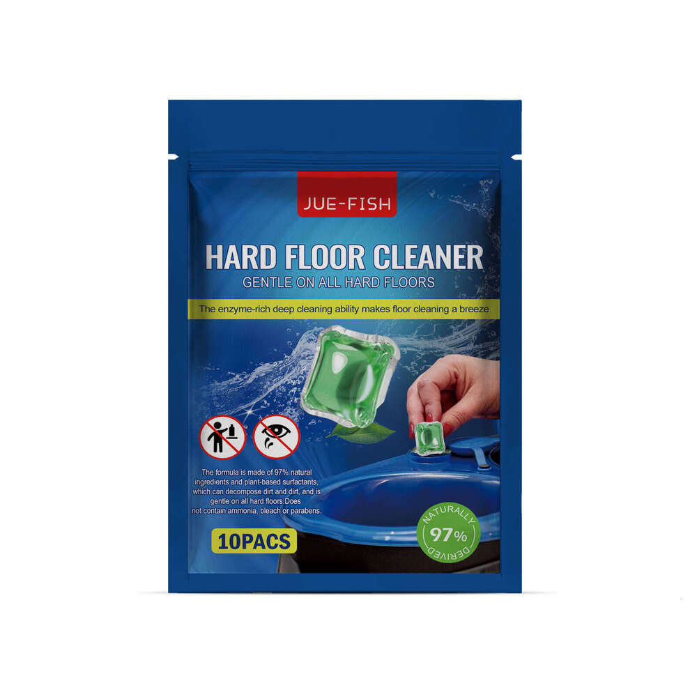 Jue-Fish Hard Pods Floor Cleaning Stain Removal Fragrance Polishing Brightening Tile Cleaner S260130