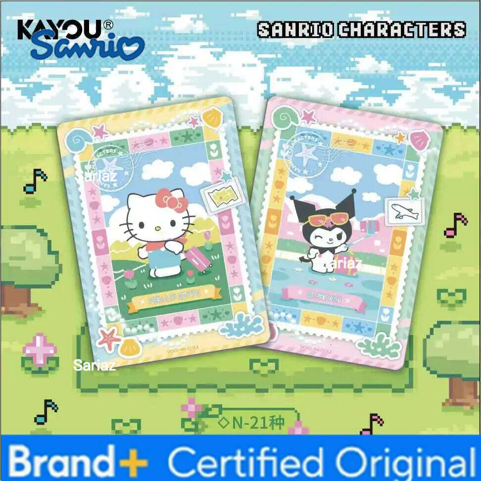 Sanrio KAYOU Genuine Forest Music Chapter Classic Bag Hello Kitty My Melody Life Diary Anime Collection Card Toys Gifts H260130